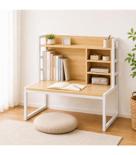Amazon.co.jp: パソコンデスク ハイタイプとロータイプに切り替え可能